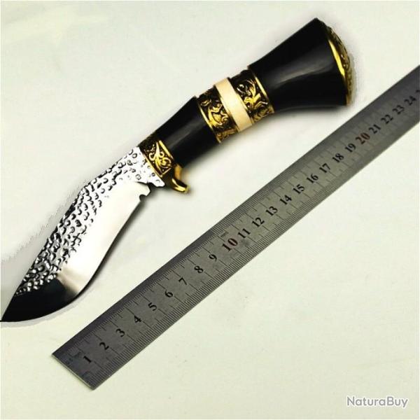 PEGASI   couteau tactique Npali forg sous vide avec manche en bois LIVRAISON GRATUITE !!!