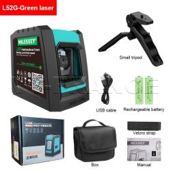 Niveau Laser Pro 2 Lignes Auto Nivelant -L52G Batterie 20260729082513