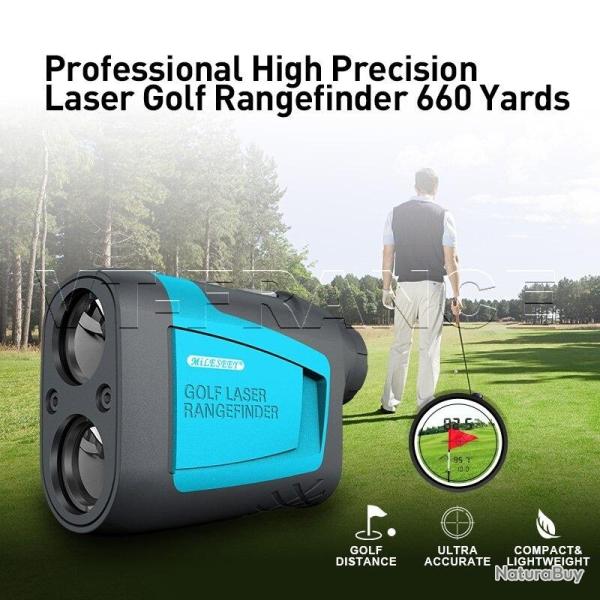 Telemetre Laser Pro Golf Chasse 600m-Bleu 20260729082513