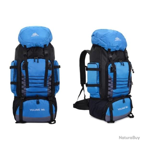 sac  dos randonne arme escalade sacs Trekking alpinisme BLEU 90L LIVRAISON GRATUITE