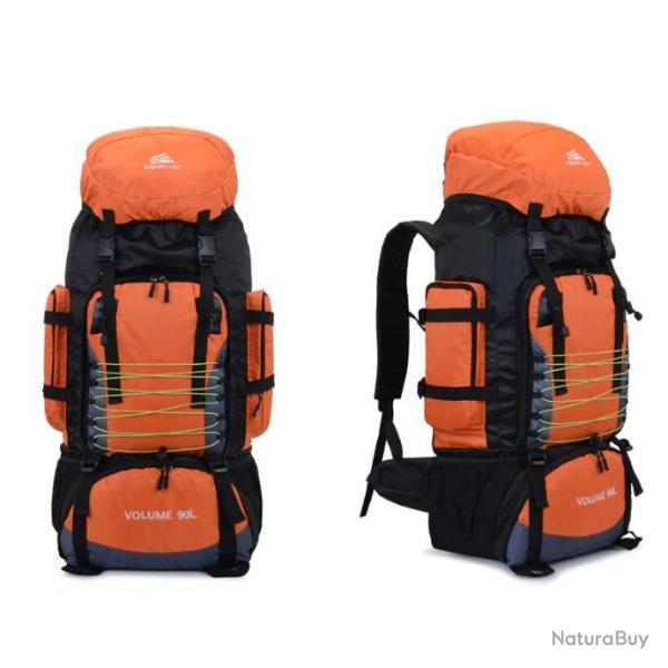sac  dos randonne arme escalade sacs Trekking alpinisme ORANGE 90L LIVRAISON GRATUITE