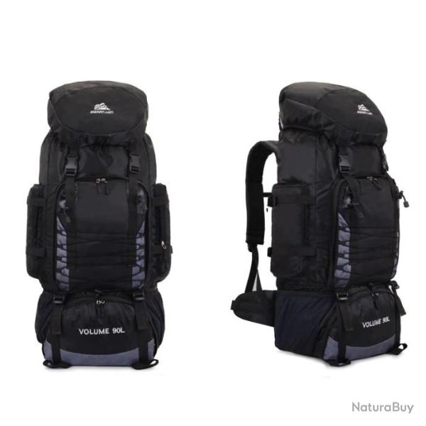 sac  dos randonne arme escalade sacs Trekking alpinisme  NOIR 90L LIVRAISON GRATUITE