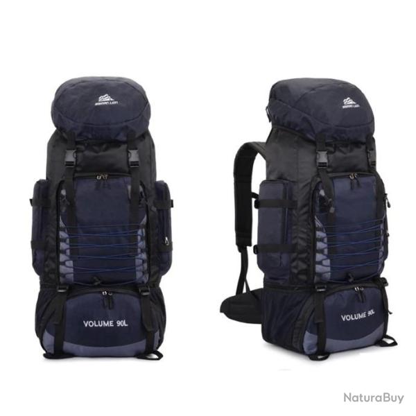 sac  dos randonne arme escalade sacs Trekking alpinisme BLEU FONCE 90L LIVRAISON GRATUITE