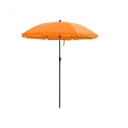 Parasol droit 50 nervures en fibre de verre toile polyester inclinable sac de transport terrasse ja