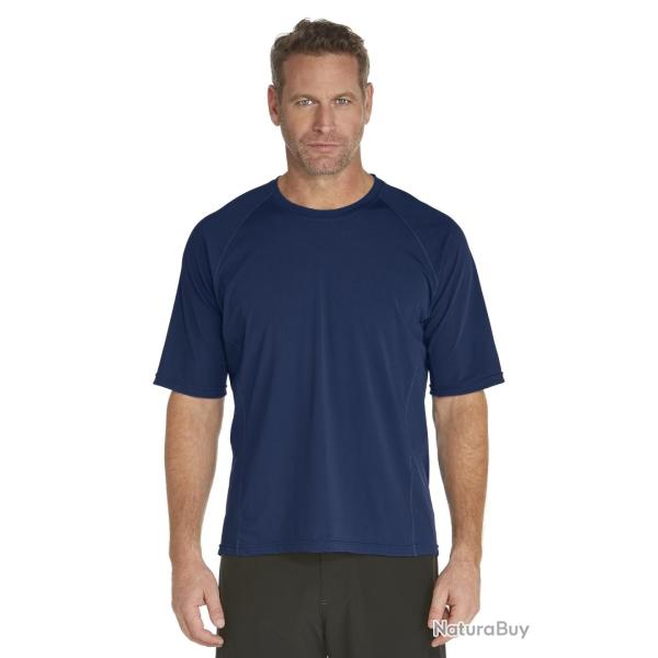 T-Shirt de bain manches courtes pour Hommes - Bleu Marine 38 (S)