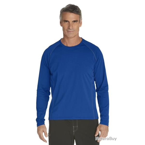 Tee Shirt Manches Longues anti Uv Homme, royal 38 (S)