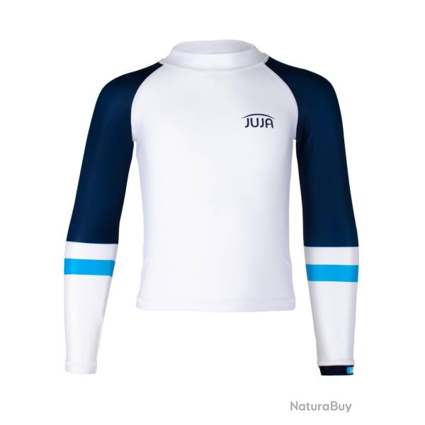 T-shirt anti-UV pour gar�on - manches longues Colorblock Blanc, JUJA Blanc 92-98cm
