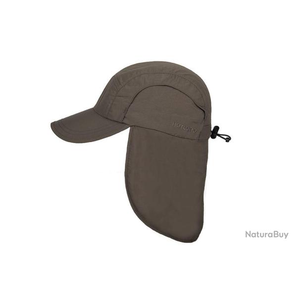 Casquette anti-UV pour homme avec protection du cou - Malcolm - Olive Vert S/M