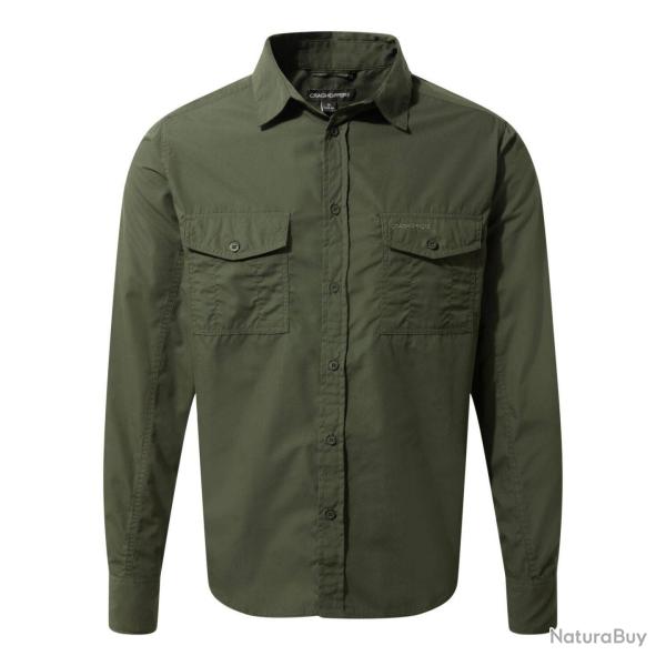 Chemise UV pour hommes Manches longues Kiwi Vert fonc� Vert