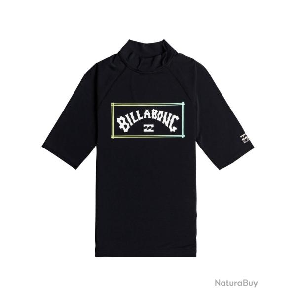 T shirt anti UV pour homme Manches courtes Unit� Noir Noir