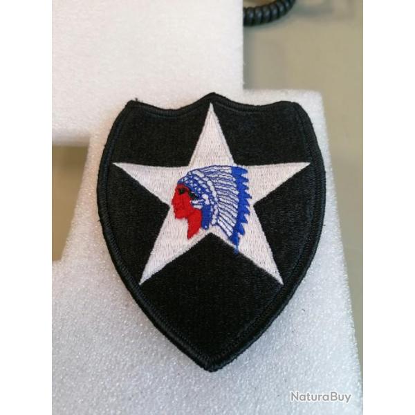 Patch arm�e us 2nd INFANTRY DIVISION la Indian head original 2