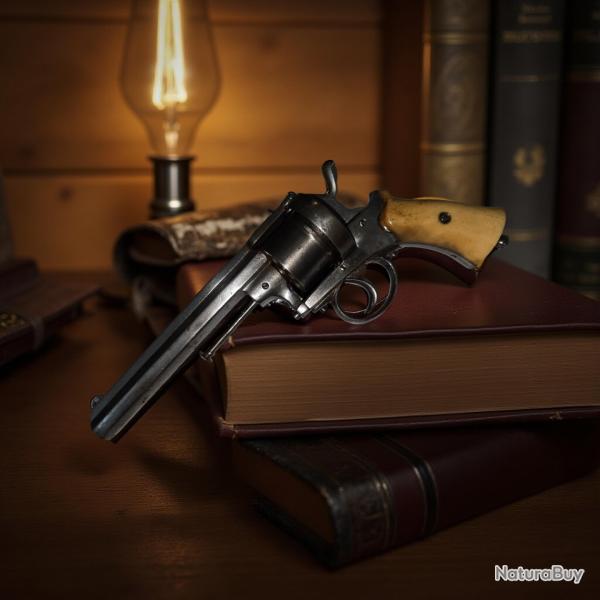 Grand revolver a broche belgique  gros calibre bon etat