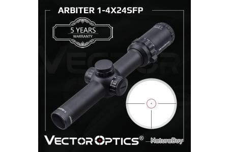 Vector Optic Arbiter 1-4x24スコープ Geissele Vector Optics | Arbiter 1-4x24 SFP Long Eye Relief for AR15 .223