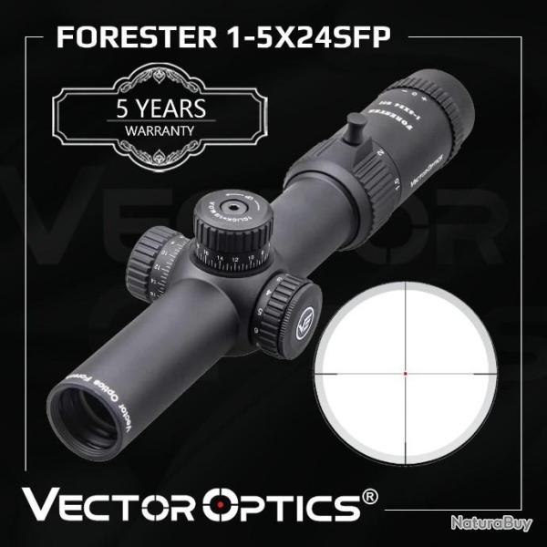 Vector Optics GenII Forester 1-5x24 PAIEMENT EN PLUSIEURS FOIS LIVRAISON GRATUITE !