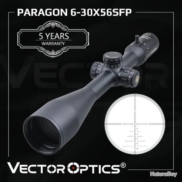 Vector Optics Gen2 Paragon 6-30x56 PAIEMENT EN PLUSIEURS FOIS LIVRAISON GRATUITE !