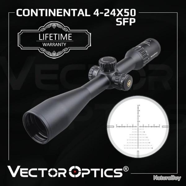 Vector Optics Continental 4-24x50  PAIEMENT EN PLUSIEURS FOIS LIVRAISON GRATUITE !