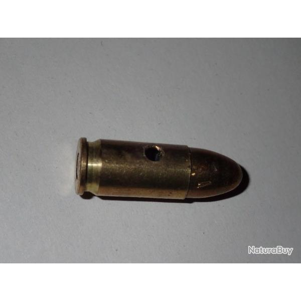 Cartouche neutralis�e - 9mm - SF 1972-  Ogive blind� nez rond