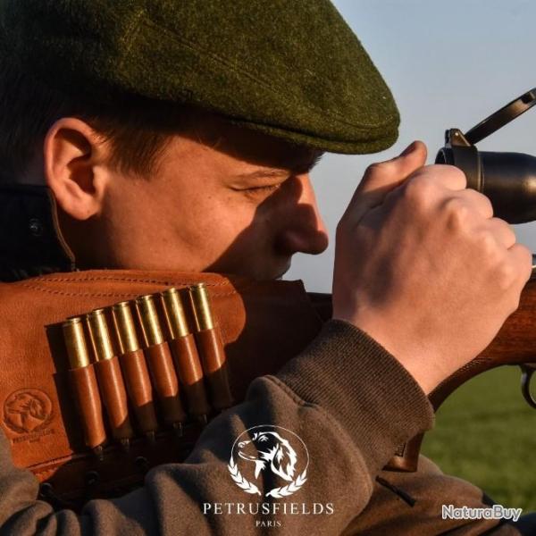 Support de crosse carabine - cuir haute qualit� - Petrusfields