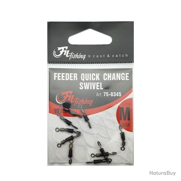 Feeder Quick Change Swivel par 10 Filfishing M