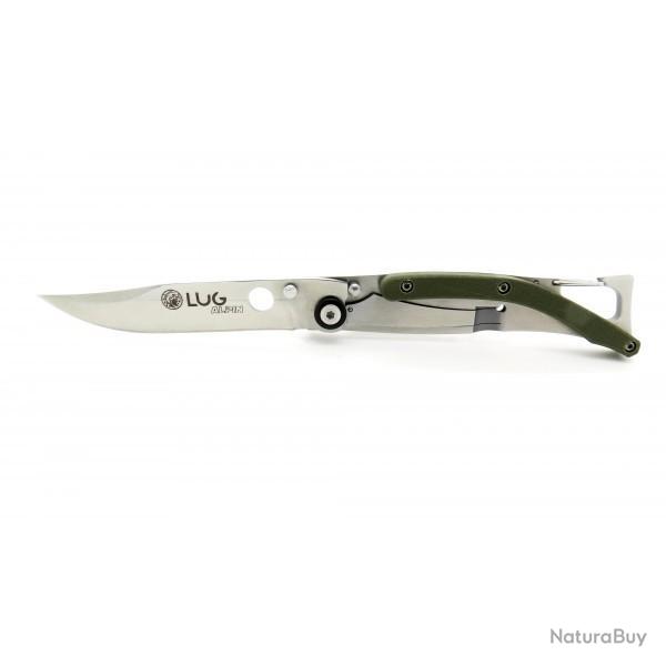 ALPIN SP1 manche G10 KAKI, finition acier LUG