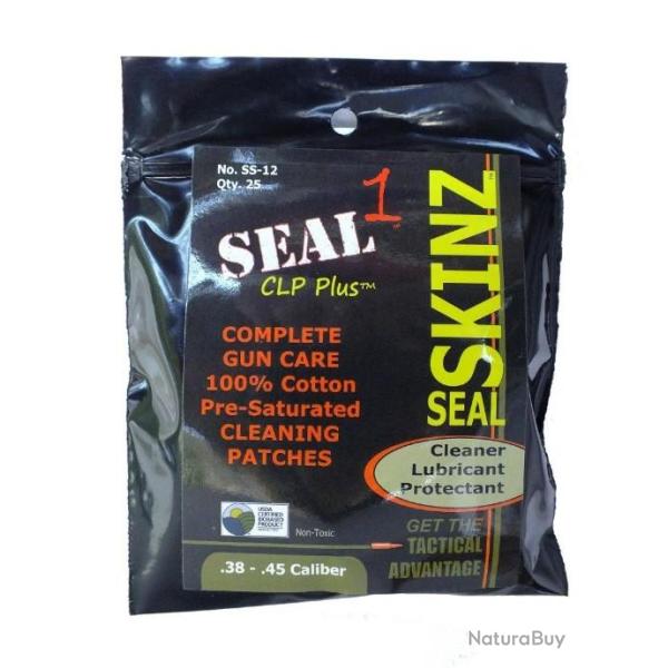 Produit de Nettoyage pour armes SEAL 1 CLP PLUS. PATCH PR�-SATUR� 38-45