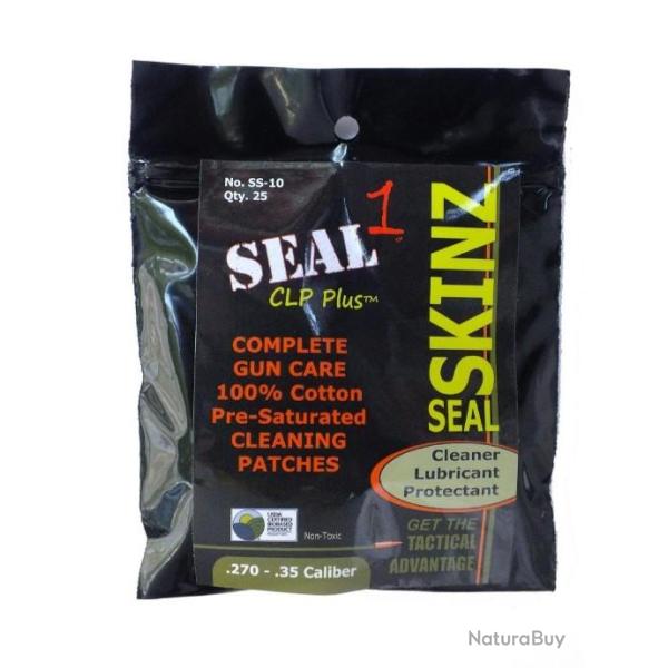 Produit de Nettoyage pour armes SEAL 1 CLP PLUS. PATCH PR�-SATUR� 270-35