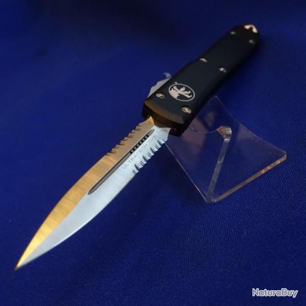 ULTRATECH D/E TACTICAL SATIN PARTIAL SERRATED  122-5