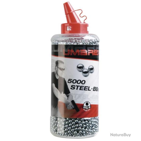 Billes Acier UMAREX Steel BB'S Cal 4,5 mm Bouteille de 5000