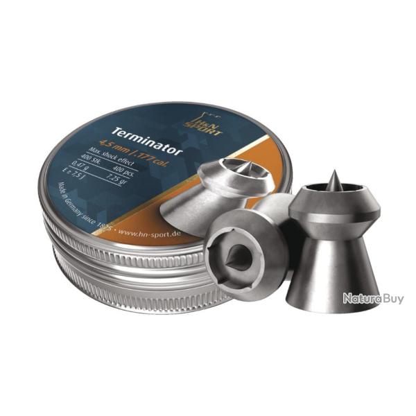 Plombs � jupe HN TERMINATOR T�te Conique Cal 4,5 mm