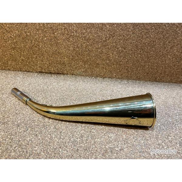 CORNE LAITON RUSTIQUE DE 28 CM DCOR SANGLIER