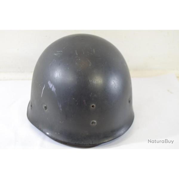 Liner / sous casque en plastique Gendarmerie Franaise, modle 1951. Incomplet