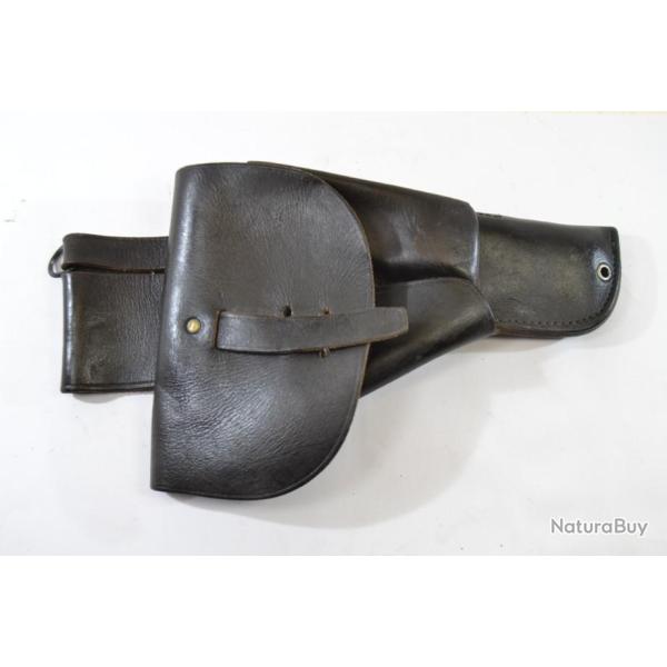 Etui Holster en cuir pour PA Arm�e Fran�aise / Gendarmerie; PA MAC 50 MAC50