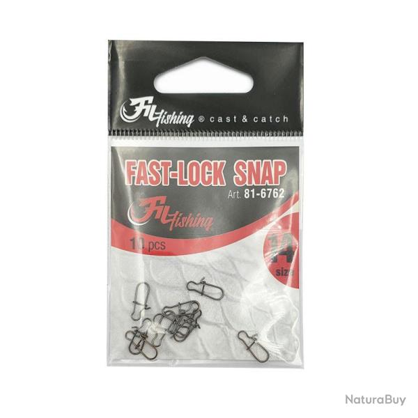 Fast + Lock Snap Size 14 par 10 Extracarp