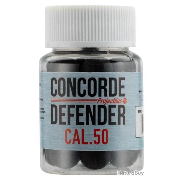 POT DE 30 BILLES Caoutchouc CAL. 50 1.3g Concorde Defender