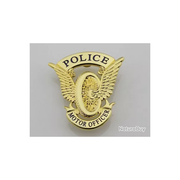 Insigne CHP MOTOR OFFICER neuf.