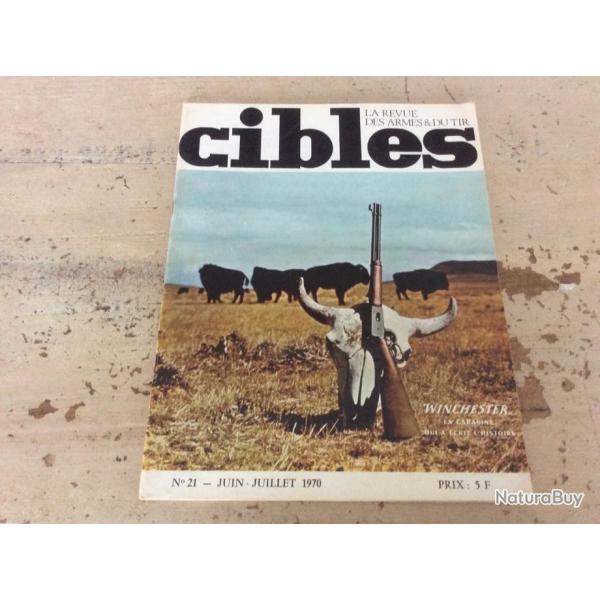 rare revue cibles n 21 - juin/juillet 1970 - Le Brevet Rollin White et les premiers Smith et Wesson