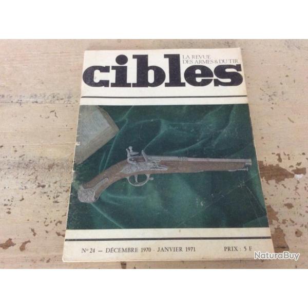 revue cibles n 24 - dcembre 1970  / janvier 1971 - Les cartouches Browning 7,65 et 9 court
