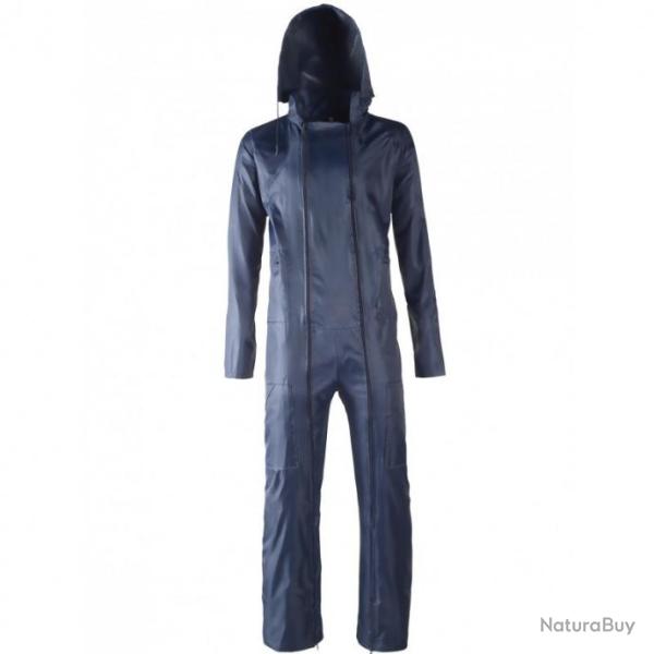 Combinaison de pluie souple Polyester / PVC Bleu marine ou Vert Singer Safety VPLOSLOM/VPLOSLOV L Bl