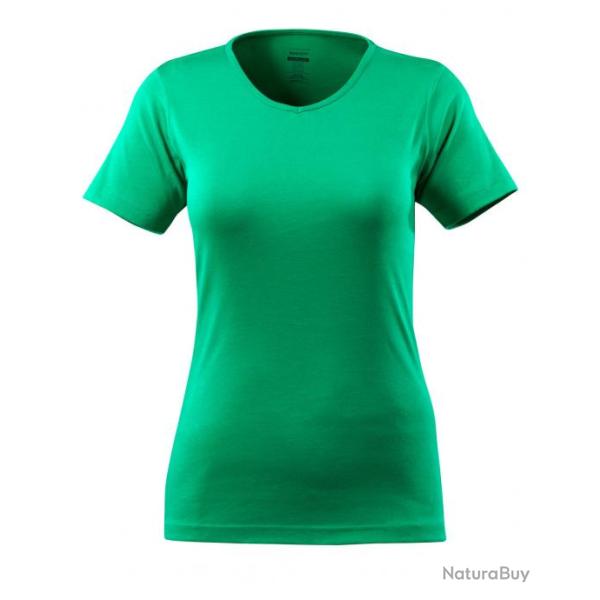 T-shirt mod�le femme, encolure en V MASCOT� NICE 51584-967 L Vert clair