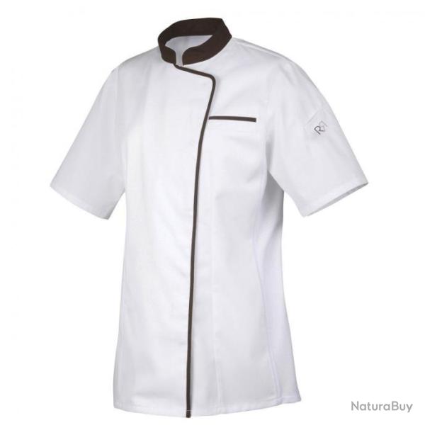 Veste de cuisine bicolore pour femme manches courtes ou longues Robur EXPRESSION MC/ML 6 / 2XL Manch