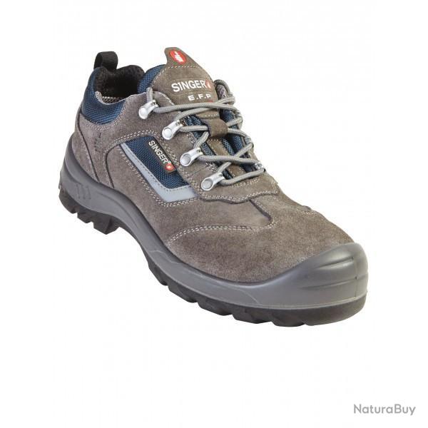 Chaussures de scurit basses en crote de velours Singer ALBI
