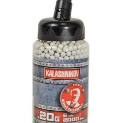 2000 billes airsoft 0.20gr Kalashnikov