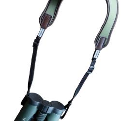 Niggeloh Sangle pour jumelles en n&eacute;opr&egrave;ne. Noir