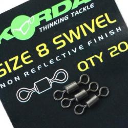 20 Swivels Size 8 Korda