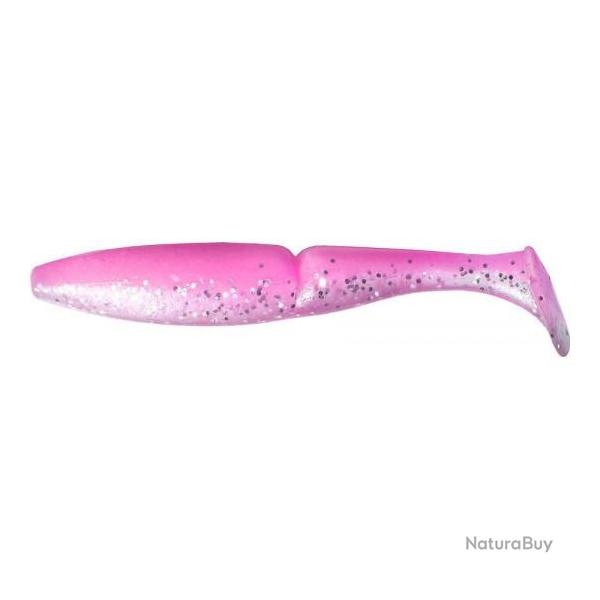 Leurre One Up Shad 6" 15cm Sawamura par 4 PINK BACK GLITTER BELLY