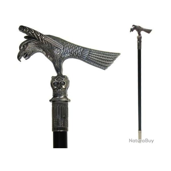 Canne pe aigle et tte de mort