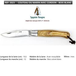 COUTEAU DU MARIN OHIO n&deg;3023 AVEC CORDON LAGUIOLE BOUGNA