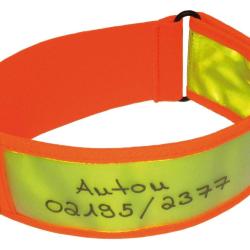 Niggeloh Collier R&eacute;flective Jaune / Orange XS 30-40 cm