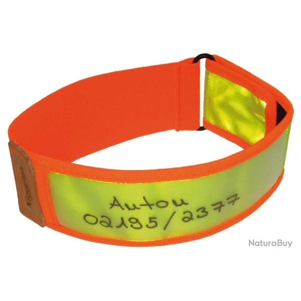 Niggeloh Collier R�flective Jaune / Orange XS 30-40 cm