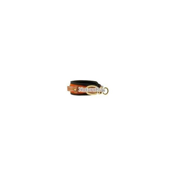 Collier Chien de Sang Orange Fluo XS 30-40 cm ALU